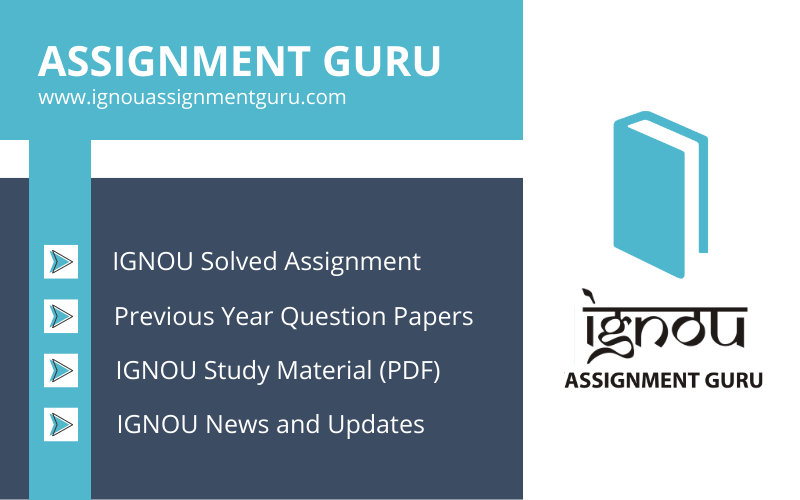 ignou bag assignment question paper 2023 24