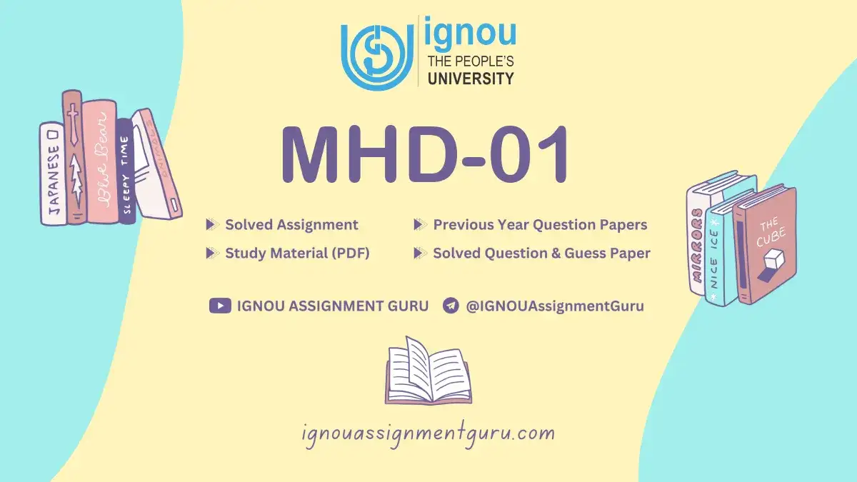 ignou mhd assignment answer