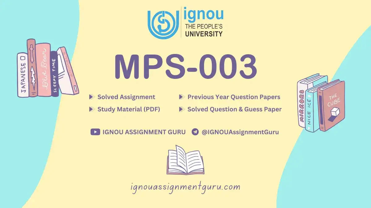 ignou assignment 2023 mps