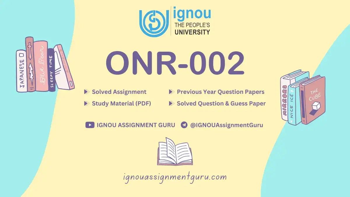 onr2 assignment question paper